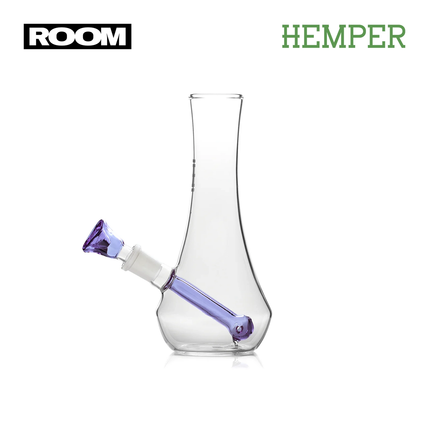 Hemper Vase Bong Glass Hookah Hookah (18cm)